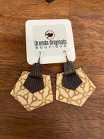 Load image into Gallery viewer, “Loretta” Leather Earrings
